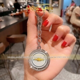 Mặt dây chuyền móc khóa đính đá có logo hãng