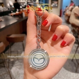 Mặt dây chuyền móc khóa đính đá có logo hãng