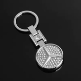 Móc Khóa Xe Hơi Hai Mặt Đính Đá Kim Cương Tinh Tế móc khoá logo hãng