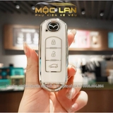 (TPU) ốp khóa mạ nhựa xe Mazda
