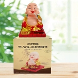 Tượng Phật Di Lặc Cười Gật Đầu Dùng Năng Lượng Mặt Trời - Mang lại sự thư thái, hoan hỷ, tài lộc cho gia chủ - DL03