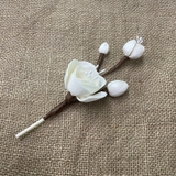 Bình Mộc Liên Hoa Trang Trí Tượng Phật - Trụ Gỗ Mộc Liên Hoa Decor Tượng Phật Tinh Dầu Thơm Cao Cấp