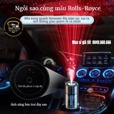 Máy Khuếch Tán Tinh Dầu Ô Tô Kiêm Đèn Led Sao Tự Động Nano Khử Mùi Xe Ô Tô
