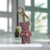 Móc Khoá Gấu Chân Dài  Đính Đá sang chảnh , Phụ Kiện Túi Xách Gấu Love đáng yêu