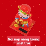 Ông Tượng Thần Tài Đỏ gật đầu bằng NLMT
