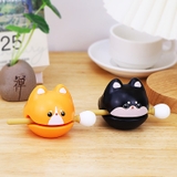 Gõ Mõ Mini Hình Mèo Thần Tài Dễ Thương Trang Trí Văn Phòng Quà Tặng Sinh Nhật Bạn Bè Ý Nghĩa Nhỏ Gọn Bằng Nhựa Vang To