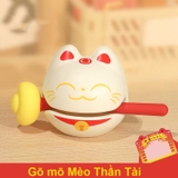 Gõ Mõ Mini Hình Mèo Thần Tài Dễ Thương Trang Trí Văn Phòng Quà Tặng Sinh Nhật Bạn Bè Ý Nghĩa Nhỏ Gọn Bằng Nhựa Vang To