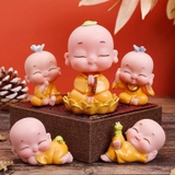 combo set 5 chú tiểu vui vẻ  vàng