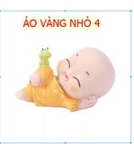 Bộ 5 Tượng Tiểu Vui Vẻ Bình An Trang Trí Nhà Cửa Để Xe Ô Tô - đơn giá 1 ông