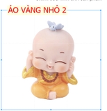 Bộ 5 Tượng Tiểu Vui Vẻ Bình An Trang Trí Nhà Cửa Để Xe Ô Tô - đơn giá 1 ông
