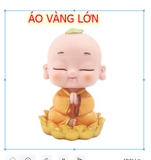 Bộ 5 Tượng Tiểu Vui Vẻ Bình An Trang Trí Nhà Cửa Để Xe Ô Tô - đơn giá 1 ông