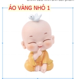 Bộ 5 Tượng Tiểu Vui Vẻ Bình An Trang Trí Nhà Cửa Để Xe Ô Tô - đơn giá 1 ông