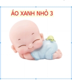 Bộ 5 Tượng Tiểu Vui Vẻ Bình An Trang Trí Nhà Cửa Để Xe Ô Tô - đơn giá 1 ông