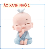 Bộ 5 Tượng Tiểu Vui Vẻ Bình An Trang Trí Nhà Cửa Để Xe Ô Tô - đơn giá 1 ông