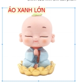 Bộ 5 Tượng Tiểu Vui Vẻ Bình An Trang Trí Nhà Cửa Để Xe Ô Tô - đơn giá 1 ông