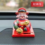 Ông Tượng Thần Tài Đỏ gật đầu bằng NLMT