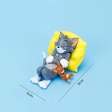 Mô hình Tom & Jerrry và mèo ngủ gật, heo béo, thỏ trắng, chó lười decor bàn học bàn làm việc
