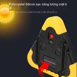 Đèn LED Cảnh Báo Nguy Hiểm Đa Năng Hình Tam Giác Kiêm Pin Sạc Dự Phòng Cho Ô Tô