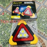 Đèn LED Cảnh Báo Nguy Hiểm Đa Năng Hình Tam Giác Kiêm Pin Sạc Dự Phòng Cho Ô Tô