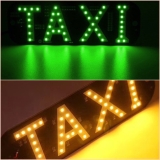 Mào taxi dạng led mỏng - chế độ chuyển đổi 2 màu
