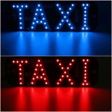 Mào taxi dạng led mỏng - chế độ chuyển đổi 2 màu