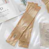 Găng Tay Chống Nắng Xỏ Ngón Nam Nữ, Ống Tay Chống Nắng Chống Tia UV Chất Cotton Lạnh Thoáng Khí