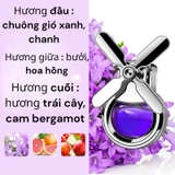 Kẹp khuếch tán nước hòa găn điều hòa ô tô - 4 cánh carlox