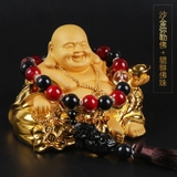Tượng Phật Di Lặc Maitreya Mạ Vàng (12x10x8)