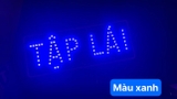 Mào taxi dạng led mỏng - chế độ chuyển đổi 2 màu