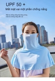 Khẩu trang băng lụa, che nắng toàn diện cho khuôn mặt, khẩu trang nam nữ, chống tia UV, chống bụi