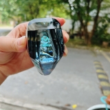 Cần số pha lê mẫu du thuyền - Kính 5D, viền bóng log hãng đẳng cấp - Có nút bấm chuyển số