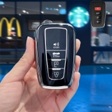 (TPU) Ốp khóa mạ nhựa dẻo silicon hãng xe TOYOTA