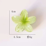 Phụ Kiện Kẹp Tóc Hoa Sứ Lưng Đầu Tóc Móng Vuốt Kẹp Phong Cách Hawaii - Size To