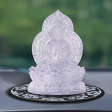 (17 mẫu ) Tượng phật bà Quan âm lưu ly trang trí taplo xe hơi