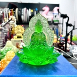 (17 mẫu ) Tượng phật bà Quan âm lưu ly trang trí taplo xe hơi
