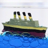Mô Hình Thuyền Bất Tử trong bể nước, Tàu Titanic, Trang Trí Decor, Trưng Bày Taplo Ô Tô, Làm Quà Tặng Người Thân, Bạn Bè