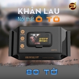 Khăn ướt vệ sinh nội thất oto tiện dụng - Giấy ướt phục hồi nội thất sáng bóng
