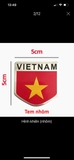 Cờ Phản Quang Việt Nam Dán Cho Oto, Xe Máy Đủ Size