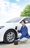 Bơm lốp ô tô, xe máy AIKESI bơm hơi 12V đồng hồ điện tử tự ngắt