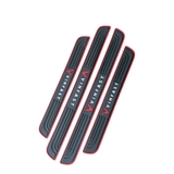 Bộ 4 miếng cao su dán bậc cửa logo sport và các hãng xe