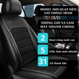 Lót ghế điều hoà - Đệm ngồi thoáng khí mùa hè Vỏ bọc ghế 12v / 24v có quạt làm mát ghế