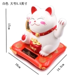 Chú mèo thần tài vẫy tay bằng năng lượng mặt trời
