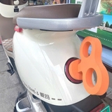 Phụ kiện mầm xanh, sừng đỏ trang trí nóc xe hơi,Dán Trang Trí Nóc ô tô Hình Cây 3D Dễ Thương Chống Va Chạm