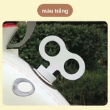 Phụ kiện mầm xanh, sừng đỏ trang trí nóc xe hơi,Dán Trang Trí Nóc ô tô Hình Cây 3D Dễ Thương Chống Va Chạm