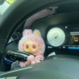 Gấu Bông LABUBU phụ kiện trang trí móc khoá, cần số, cần gạt nước, đai an toàn...