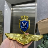 Logo cánh chim đại bàng các hãng xe - logo lắp mui xe ô tô chất liệu mạ hợp kim sáng bóng - LGMX