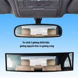 Gương chữ nhật gắn gương chiếu hậu