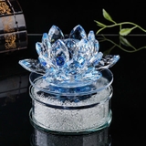 Đôi thiên nga pha lê có đế màu