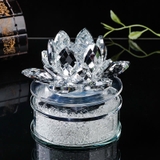 Đôi thiên nga pha lê có đế màu