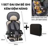 (KH) 🚗 Đai ghế ngồi ô tô an toàn cho bé – 14 màu | Đệm êm – thoáng khí – bảo vệ toàn diện - DG08